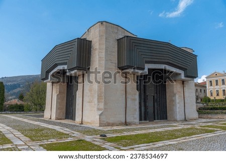 Pantheon of Georgi Stoykov Rakovski in Kotel, Bulgaria. Royalty-Free Stock Photo #2378534697