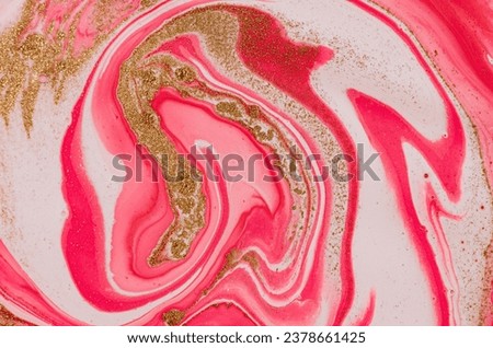 APRICOT. Honey gold- MARBLE ART. Style incorporates the swirls of marble or the ripples of agate. ARTWORK. Natural luxury. Wallpaper texture, background pattern. Royalty-Free Stock Photo #2378661425