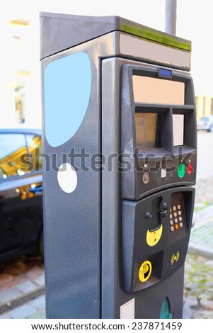 image of a Parking machine