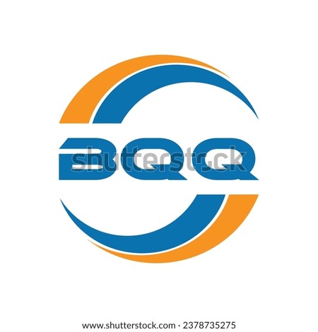 BQQ letter logo design on a white background or Monogram logo design for entrepreneur and business.