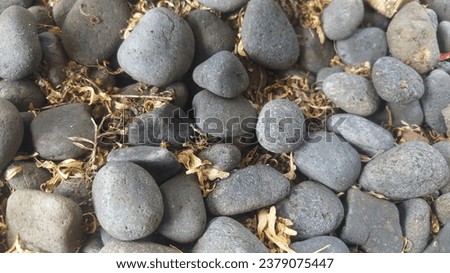 pile of pebbles on the ground