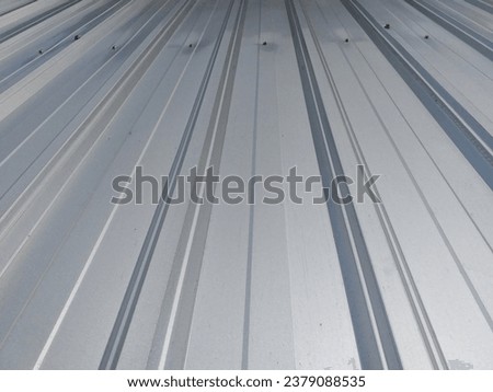 Abstract picture of zinc structure photographed at a diagonal angle