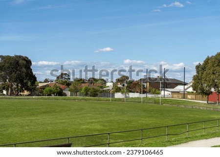 afl football field in a park