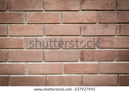 White brick tiles in the background.