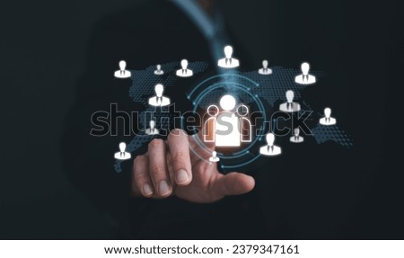 Cyber Secure icon, computer online data protection user password login professional network, Cybersecurity and privacy concepts, Businessman protecting personal data, customer network technology. 