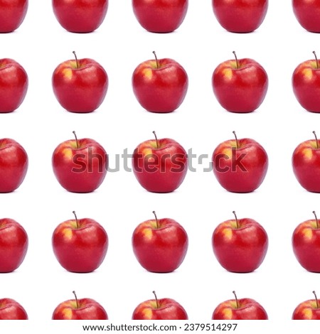 Apple Seamless Pattern for Wallpaper Background.