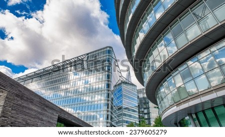London Modern Buildings and Skyline. Royalty-Free Stock Photo #2379605279