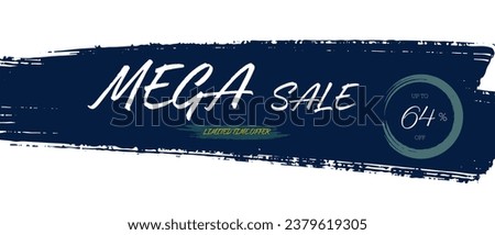 Mega sale , Limited time offer , mega sale banner layout design , Business marketing promotion banner