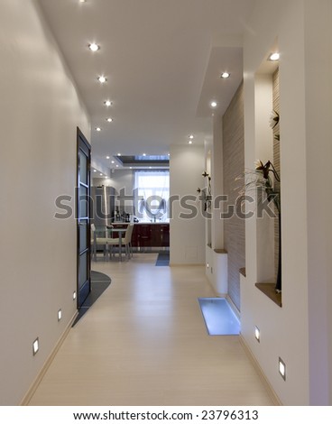 modern apartment hall interior photo