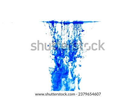 abstract formed by color dissolving in water