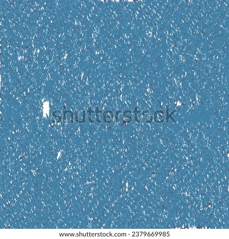 Close-up, torn and used woolen blanket. A piece of old blue felt. Distressed fabric background. Flecked texture. Vector seamless. Royalty-Free Stock Photo #2379669985