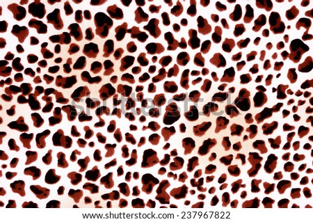 patterned fabric fur