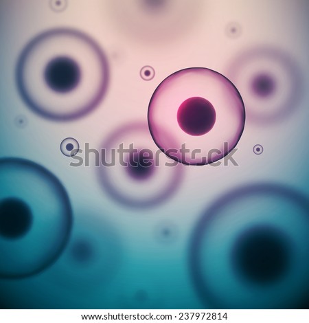 Science background with cells, eps 10 Royalty-Free Stock Photo #237972814