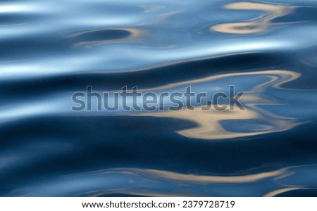 Dark blue wave, pure natural swirl pattern texture, background photo.
