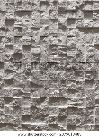 natural and realistic image of gray brick wall texture