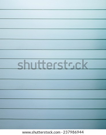 Wooden wall. Wood blue background.