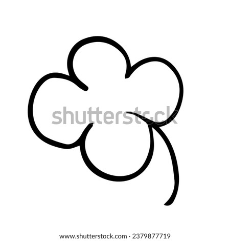 clover nature leaf luck FIGURE LINE VECTOR ICON PATTERN