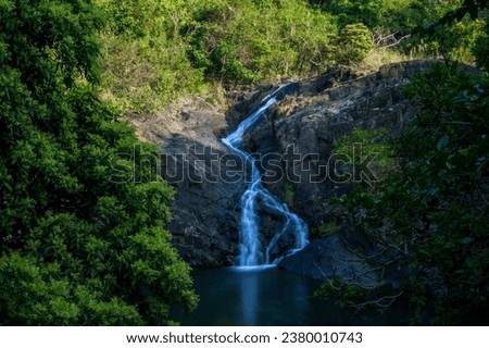 Small waterfall In Hong Kong Country Park