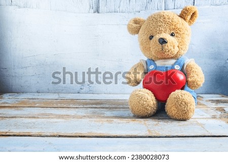 Valentine's Day Teddy Bear with heart
