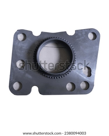 The serrated gray tapered plate assembly is used for trucks