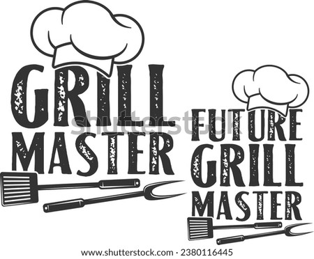 Grill Master  Future Grill Master - Daddy And Me Matching Designs