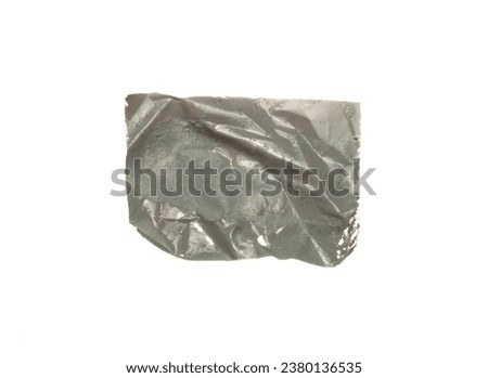 A piece of adhesive tape isolated on a white background