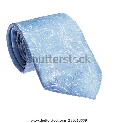 tie folded. on a white background