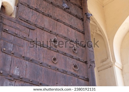 Castle Gates in the city Jaipur Rajasthani