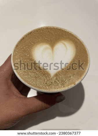 The picture of art latte