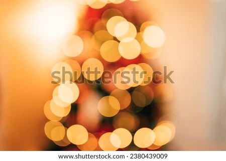 Colorful christmas lights background, Beautiful shiny background with light Christmas bokeh.	