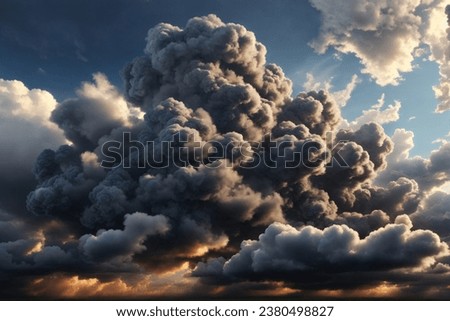 Black Clouds Background, Clouds Backgroun
