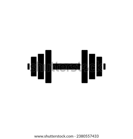 Dumbbell icon vector design templates simple and modern