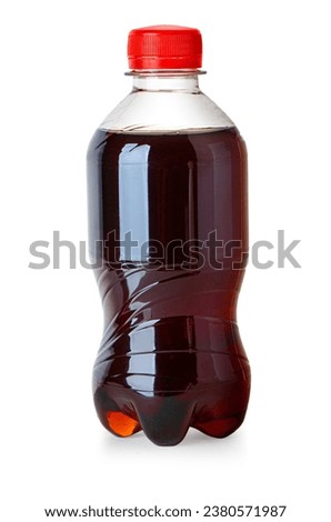 Cola bottle. Isolated on white background with clipping path Royalty-Free Stock Photo #2380571987