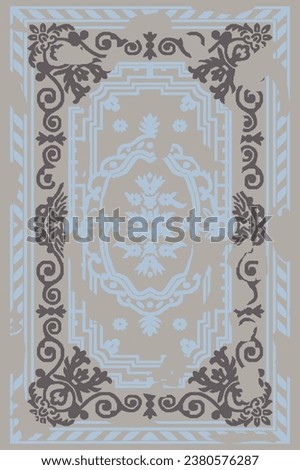 High quality Trational persian pattern in Eps format for home decor.