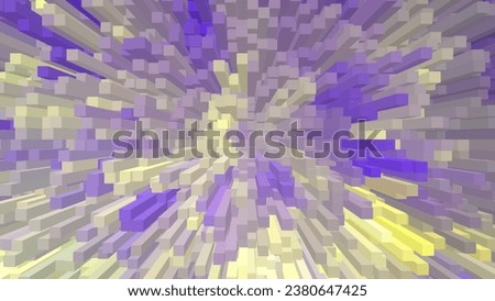 Abstract background colorful extrude blocks style and design for vector illustration. 