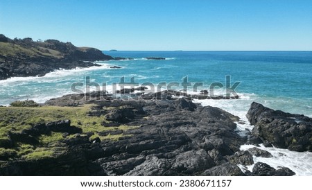 Coffs Harbour's beautiful sea and rugged green coast