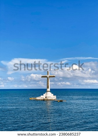 Beautiful seascape of Sunken Cemetery in Camiguin Island. Philippines. Royalty-Free Stock Photo #2380685237