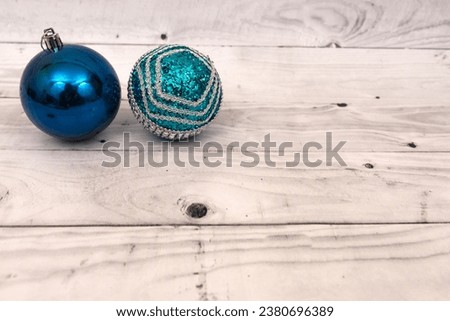 Creative arrangement of Christmas decoration on white background. Holiday concept. Flat lay.