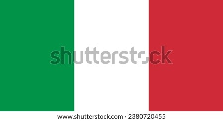 National flag of Italy that can be used for celebrating national Italy days. Vector illustration