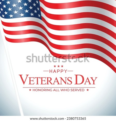 happy veterans day poster,veterans  background, veterans  thank you, veterans day holiday banner, veterans day sale, usa flag background vector poster design for social media