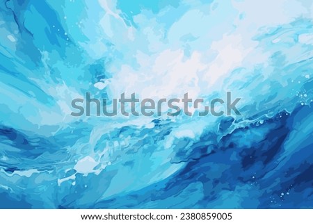 Blue marble texture background, abstract marble texture.  Royalty-Free Stock Photo #2380859005