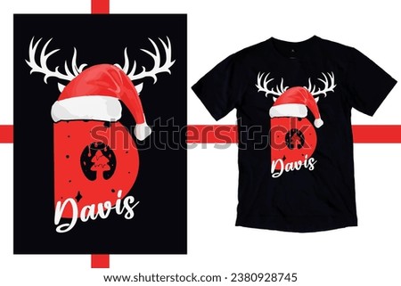 Family Christmas Name Shirt, Monogrammed Family Christmas Shirt, Personalized Matching Christmas Family T-Shirt Design, Custom Christmas Shirt With Name