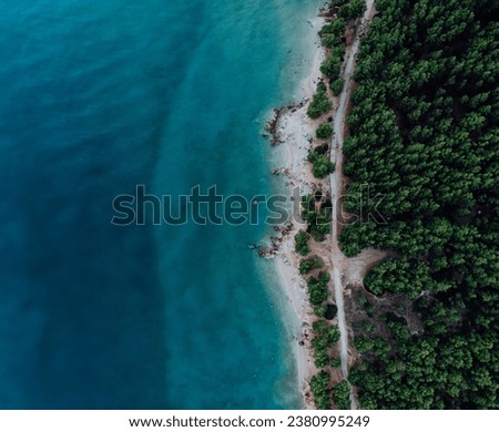 Bird's-eye View of Seashore Drone Photos