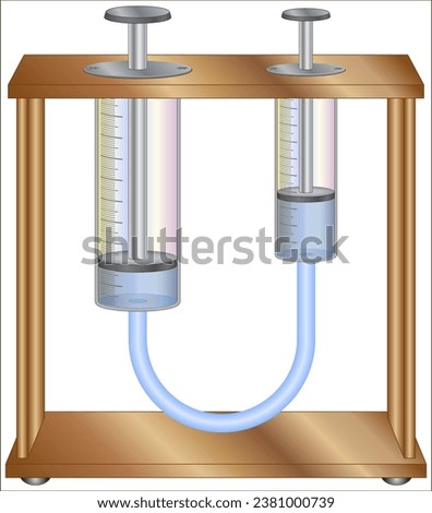 DEMONSTRATION-OF-PUSHING-SYRINGE Stock Vector Images - Avopix.com