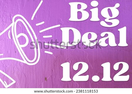 12.12 Shopping day Poster or banner or template with blank product podium scene. 12 december sales banner template design now for buyers for social media and website