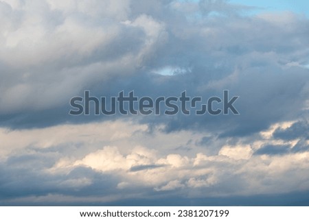 Rain clouds, Sky background with clouds, autumn clouds