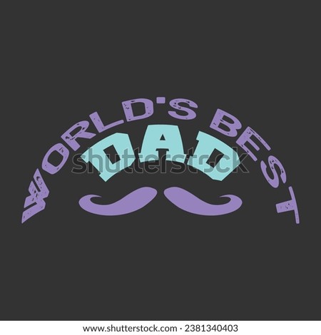 Dad t-shirt design concept vector file