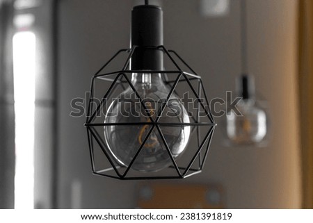 Light Bulb Hanging From Ceiling