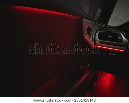 ambient light, auto, car, luxury