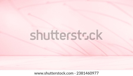 Pink Background Studio Pastel Gradient Wall Backdrop color Spring Shadow Leaf Flower Gradation Sweet Abstract Floor Frame Summer Mockup Product Cosmetic Wall Cement Minimal Scene Loft Backdrop Bg 3d.